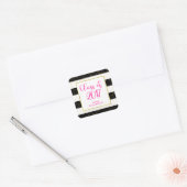 Moderne Confetti | Klasse van 2017 Graduation Part Vierkante Sticker (Envelop)
