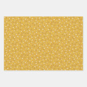 Moderne Confetti op groen, rood en gouden Inpakpapier Vel (Voorkant 3)