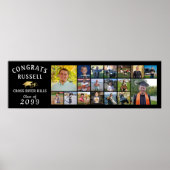 Moderne CONGRATS AFSTUDEERDER 18 Fotocollage Poster (Voorkant)