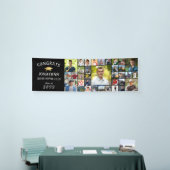 Moderne CONGRATS AFSTUDEERDER 35 Foto Collage Blac Spandoek (Beurs)