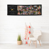 Moderne CONGRATS AFSTUDEERDER 53 Fotocollage banne Spandoek (Insitu)
