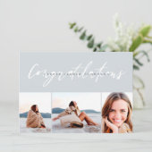 MODERNE CONGRATULATIES KAART (Staand voorkant)