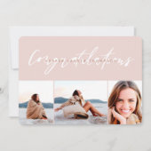 MODERNE CONGRATULATIES KAART (Voorkant)