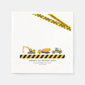 Moderne constructiedrong Teller Dump Tool Party De Servet (Voorkant)