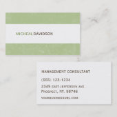 Moderne consultant Cool-Visitekaartjes Visitekaartje (Voorkant / Achterkant)