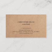 Moderne consultant voor bruinkse bruinkkraft visitekaartje (Voorkant)