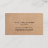 Moderne consultant voor bruinkse bruinkkraft visitekaartje (Voorkant)