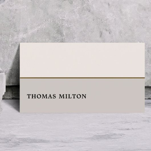 Moderne consultant voor externe grafische koperen visitekaartje