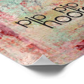 Moderne contemhedendaagse, gemengde mediagronnen poster (Hoek)