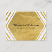 Moderne contemhedendaagse Gold-cadeaubon Kortingskaartje (Voorkant)