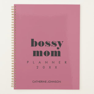 Moderne Cool Bazige Moeder Roze Roze Persoonlijk Planner