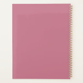 Moderne Cool Bazige Moeder Roze Roze Persoonlijk Planner (Achterkant)
