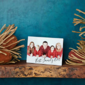 Moderne Cool Best Family ever Photo Plaque Fotoplaat (Zijkant)