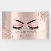 Moderne Cool Faux Lashes Roos Gold Drivers — schoo Spandoek (Horizontaal)