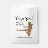 Moderne Cool Karate Kids Verjaardag Dank u Favorie Bedankzakje (Voorkant)