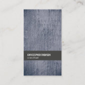 Moderne Cool Textuur Blauw Grijs Consultant Visitekaartje (Voorkant)