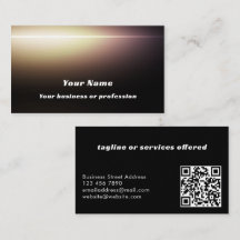 Moderne Cool Zwarte Aangepaste QR-code Professione