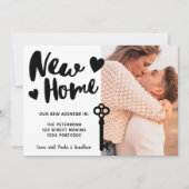 Moderne coole Manuscript Nieuwe de fotosleutel van Aankondiging (Voorkant)