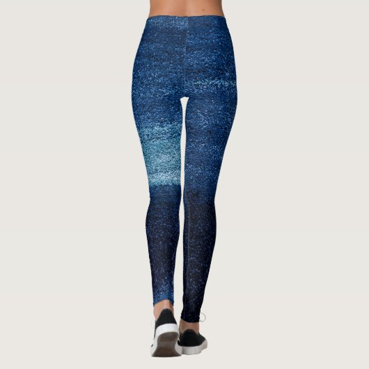 Moderne, coole spijkerbroek | Dream Abstracte Legg Leggings (Achterkant)