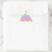 Moderne, coole, trendmatige kleurige regenboogchev sticker (Tas)
