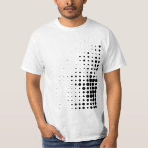 Moderne, coole trendy abstract halftoonpatroon van t-shirt
