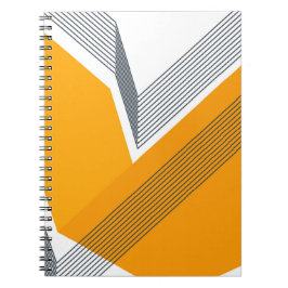 Moderne, coole, trendy, stedelijke, eenvoudige geo notitieboek