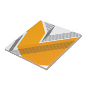 Moderne, coole, trendy, stedelijke, eenvoudige geo tegeltje (Zijkant)