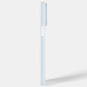 Moderne Coquette Blauwe Strepen Girly Bow Custom N Case-Mate iPhone Case (Achterkant / Rechts)