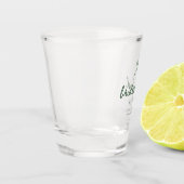 Moderne Coquette Strik Bruidsmeisje Naam Bachelore Shot Glas (Links)