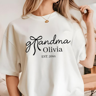 Moderne Coquette Strik Oma T-shirt