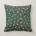 Moderne Coral Pink Black Green Leopard Animal Prin Kussen<br><div class="desc">Dit moderne en trendy patroon is perfect voor de stijlvolle fashionista. Het is voorzien van een handgetekende koraalroze, zwarte en heldere groene safari dierlijke afdruk. Het is elegant, cool, artsy en uniek. ***BELANGRIJKE NOTA VAN HET ONTWERP: Voor om het even welk verzoek van het douaneontwerp zoals passende productverzoeken, kleurenveranderingen, plaatsingsveranderingen,...</div>