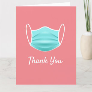 Moderne Coronavirus Masker Dank u dat u Kaarten he