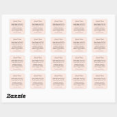Moderne cosmetica ingrediënten zeep label (Vel)