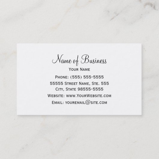 Moderne cosmetologie make-up artist met rode lippe visitekaartje (Achterkant)