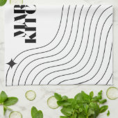 Moderne Cosmic Star keukenhanddoek (Gevouwen)