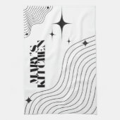 Moderne Cosmic Star keukenhanddoek (Verticaal)