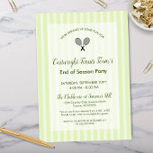 Moderne Country Club Tennis Einde van het Seizoen  Kaart