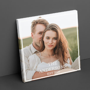 Moderne couponfoto's en minimumeisen voor familie canvas afdruk