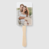 Moderne couponfoto's en minimumeisen voor familie handwaaier (Achterkant)