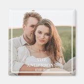 Moderne couponfoto's en minimumeisen voor familie magneet (Voorkant)