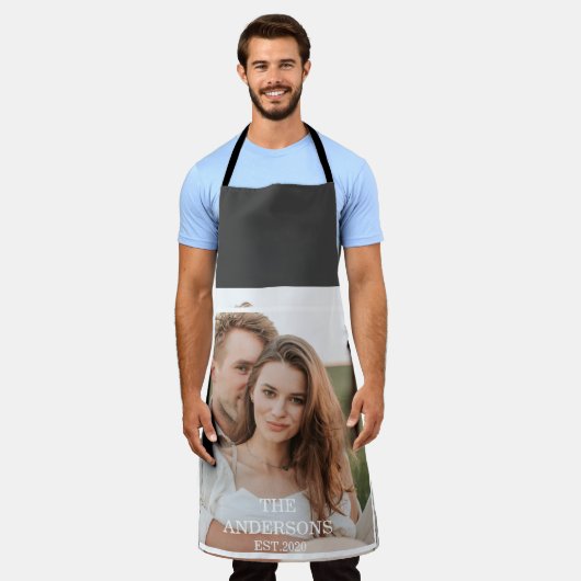 Moderne couponfoto's en minimumeisen voor familie schort (Gedragen)