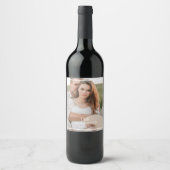 Moderne couponfoto's en minimumeisen voor familie wijn etiket (Voorkant)