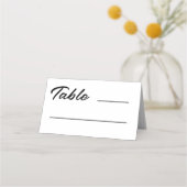 Moderne Cowboy en Bruid Westerne Stijl Bruiloft Plaatskaartje (Voorkant)