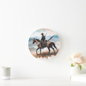 Moderne Cowboy Paardrijden Ronde Klok (Huis)