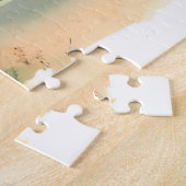 Moderne Cowboy Rijden een BayPaard Legpuzzel (Zijkant)