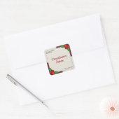 Moderne Cranberry Juice Label Sticker (Envelop)
