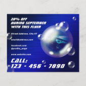 Moderne creatieve autobus flyer (Achterkant)