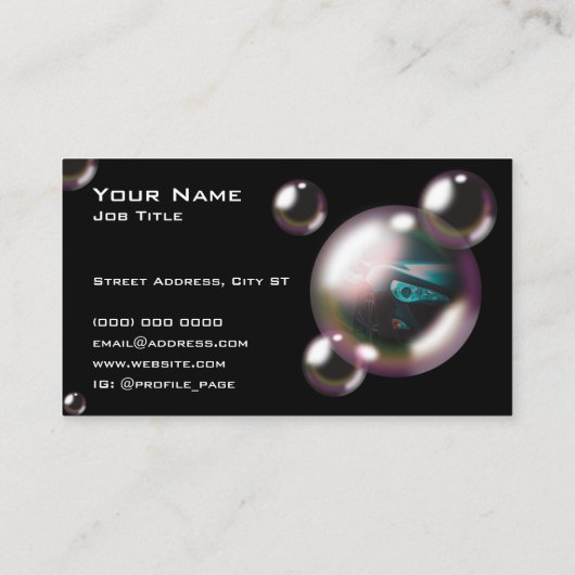 Moderne creatieve autobus-visitekaartje visitekaartje (Achterkant)