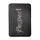 Moderne, creatieve, coole, trendy design van respe badmat (Voorkant Verticaal)