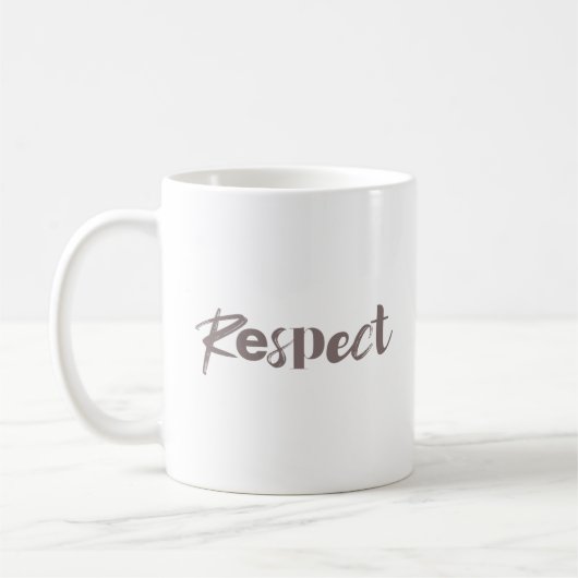 Moderne, creatieve, coole, trendy design van respe koffiemok (Links)